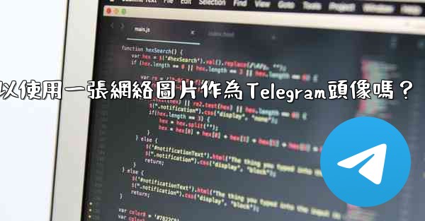<b>我可以使用一張網絡圖片作為Telegram頭像嗎？</b>