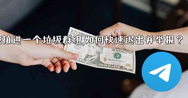 Telegram我被拉進一個垃圾群組，如何快速退出並舉報？_telegram我被拉进一个垃圾群组,如何快速退出并举报？