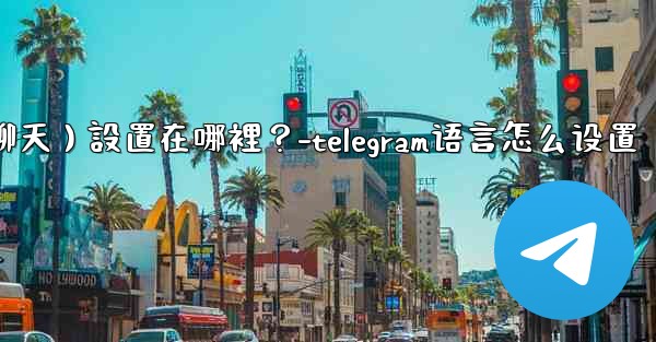 Telegram對話（聊天）設置在哪裡？-telegram语言怎么设置