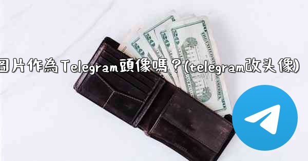 我可以使用一張網絡圖片作為Telegram頭像嗎？(telegram改头像)