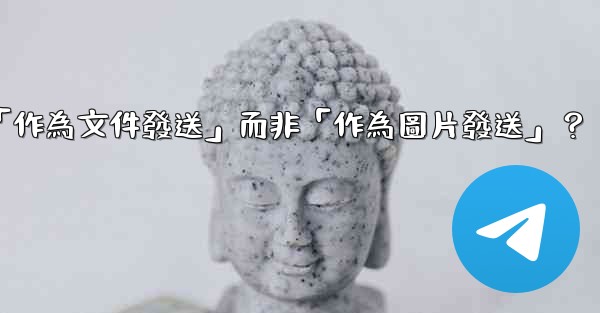 <b>Telegram發送文件時，如何選擇「作為文件發送」而非「作為圖片發送」？</b>