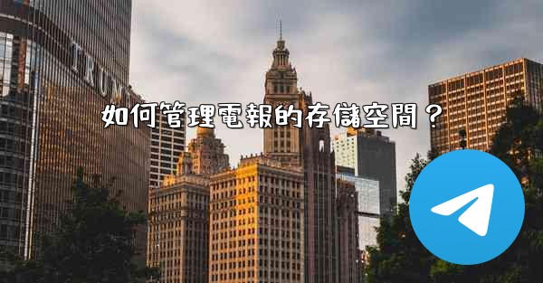 如何管理電報的存儲空間？