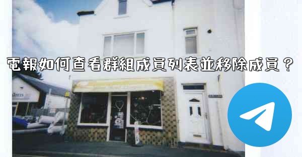 電報如何查看群組成員列表並移除成員？