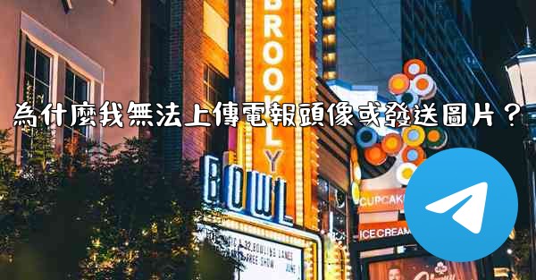 為什麼我無法上傳電報頭像或發送圖片？